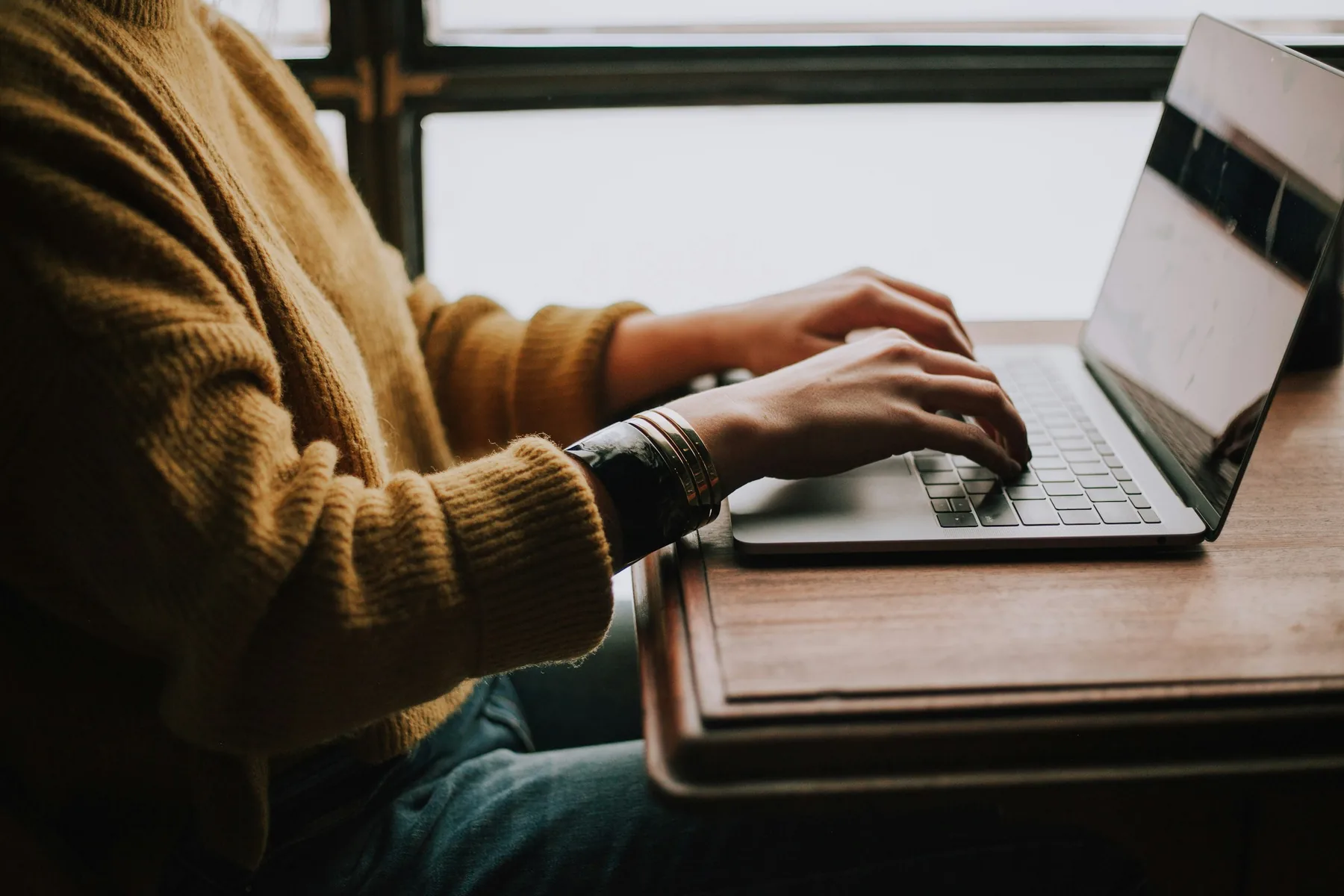 Training Professional working on an online course using a laptop